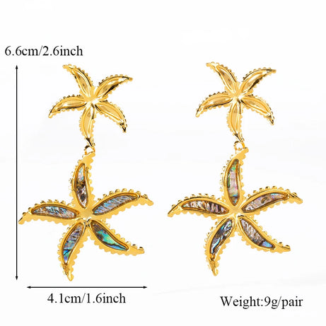 Blue Stone Gold Plated Drop Earrings Jewelry