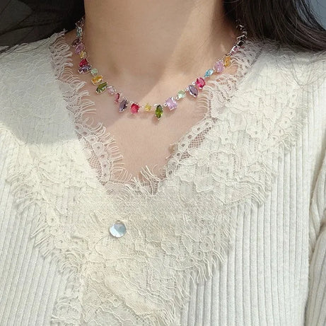 Turquoise Shell and Starfish Hand Woven Rope Boho Necklace
