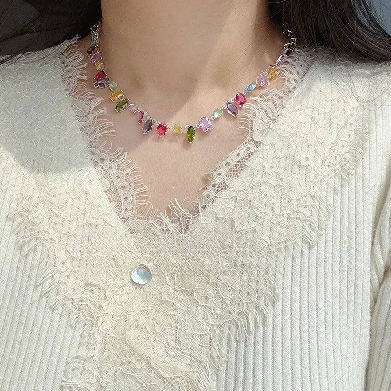 Bohemian Shells Turquoise Collares Necklace Summer Natural Starfish Hand Woven Rope Beach Vacation Adjustable Necklaces Jewelry