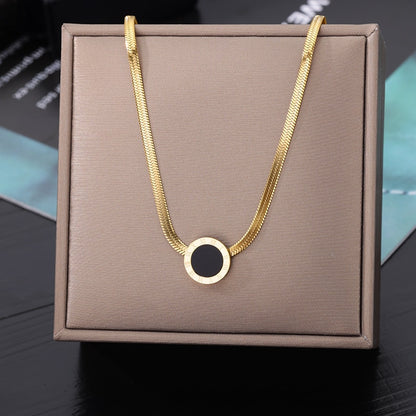 Stainless Steel Geometry Star Moon Butterfly Pendant Multilayer Chain Choker Necklace For Women Wedding Accessories Dropshipping