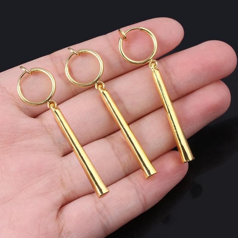 Anime Earrings Set for Women Men Ear Clip Long Drop Dangle  Piercing/No Piercing Roronoa Zoro Cosplay Jewelry