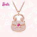 18 Styles Barbie Jewelry for Girls Cartoon Letter Princess Makeup Accessory Necklace Ring Ladies Women Pendant Accessories Gifts - Charlie Dolly