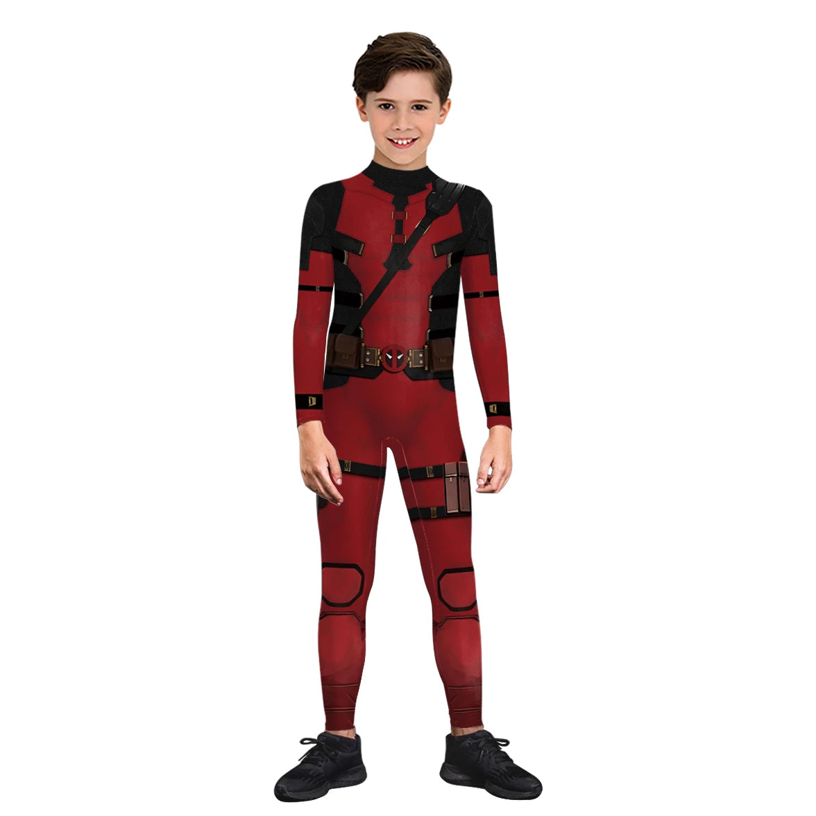 VIP FASHION Wolverine Deadpool Costume Family Matching Suit Adult Kid Zentai Bodysuit Halloween Jumpsuit Movie Fancy Party Wear - Charlie Dolly