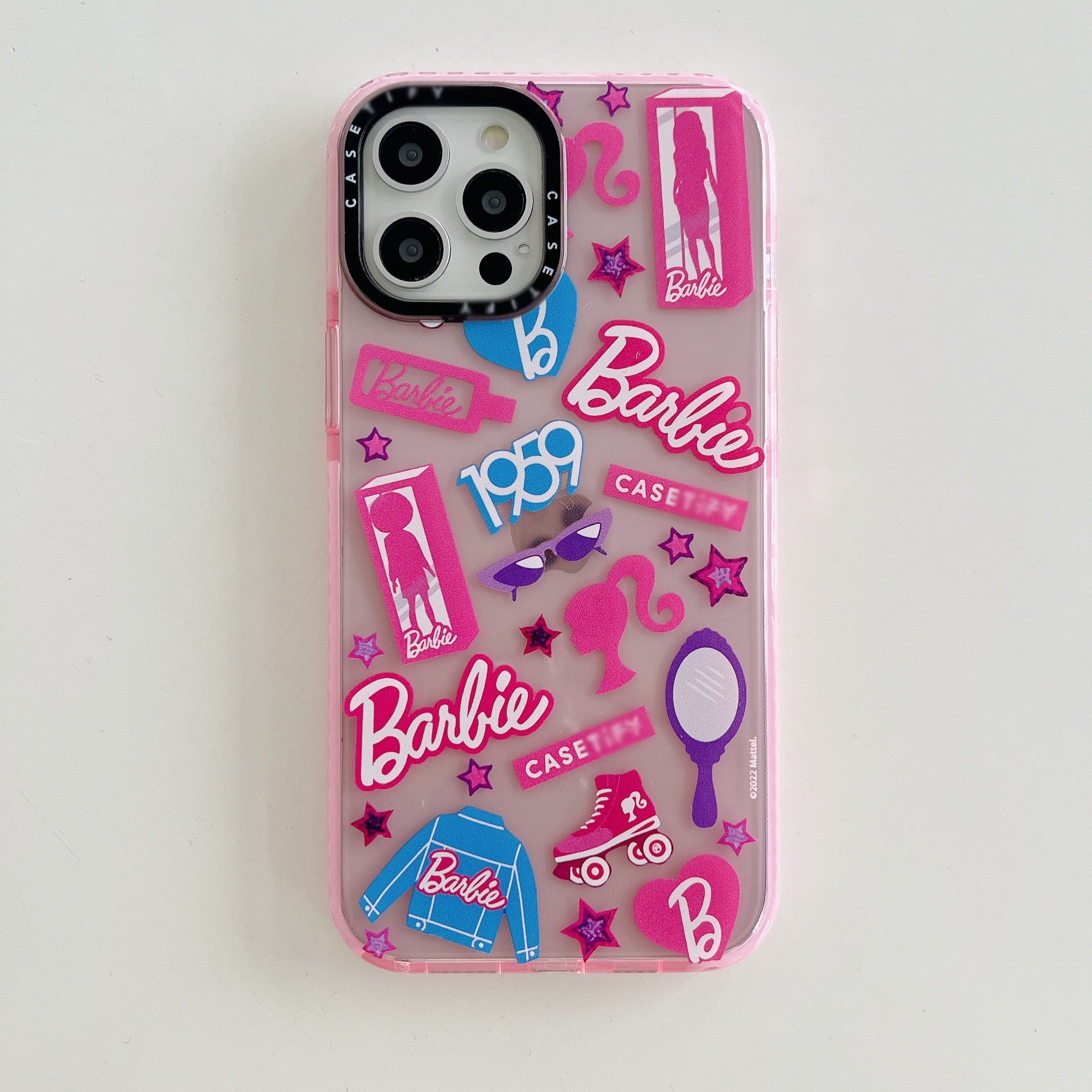 Barbie Suitable for iphone13Pro Max 14 12 11 Tpu Mobile Phone Case Kawaii Cartoon Fashion Protable Painted Anti-Fall Girls Gift - Charlie Dolly