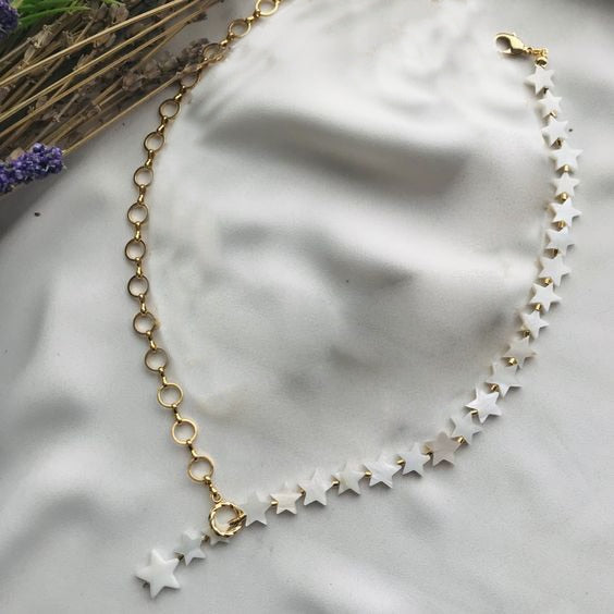 Women Fashion Exquisite Natural Shell Beaded Necklace Handmade Classic Stars Choker 2022 Christmas Gift For Friend Colliers - Charlie Dolly