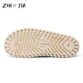 2023 Summer Men's Sandals Handmade Outdoor Canvas Shoes Casual Fashion Personality Sandals Mesh Shoes Platform Comfort Slippers - Charlie Dolly