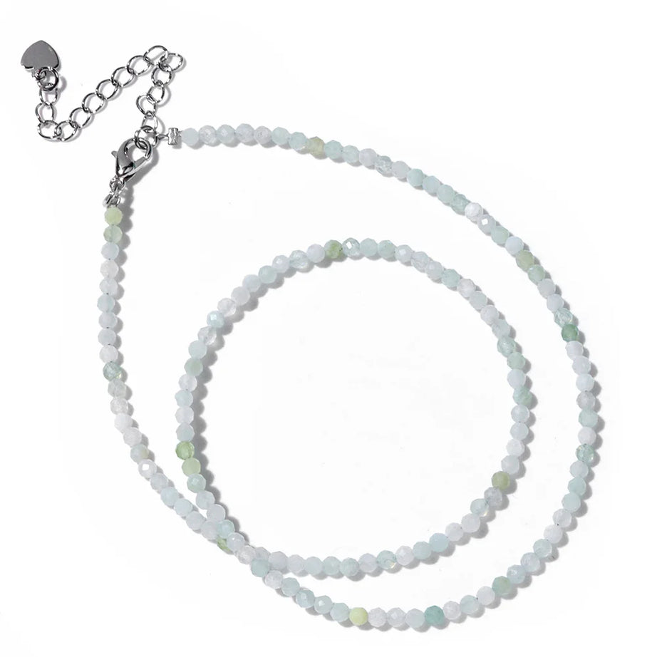 Crystal Stone Beaded Necklace