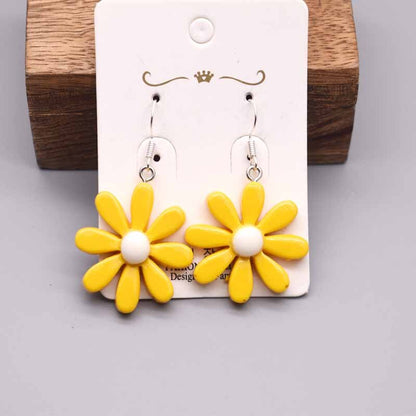 Fashion Korean Minimalist Cute Silica Gel Little Lemon Yellow Duck Earring For Temperament Girls Gift Earrings Jewelry