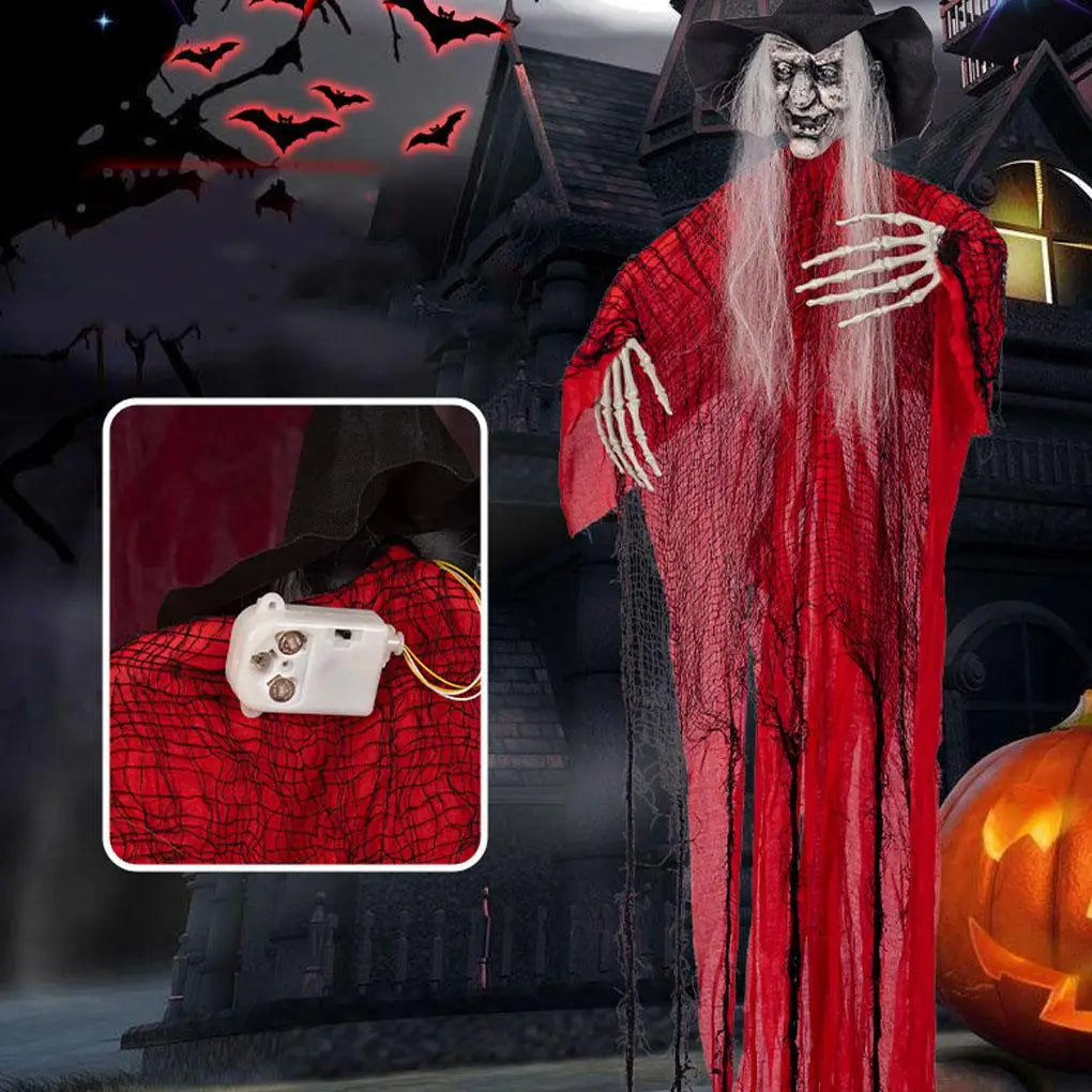 2024 New Outdoor Decoration Spooky Skeletons With Adjustable Movements And Sound Effects Party Decorations - Charlie Dolly
