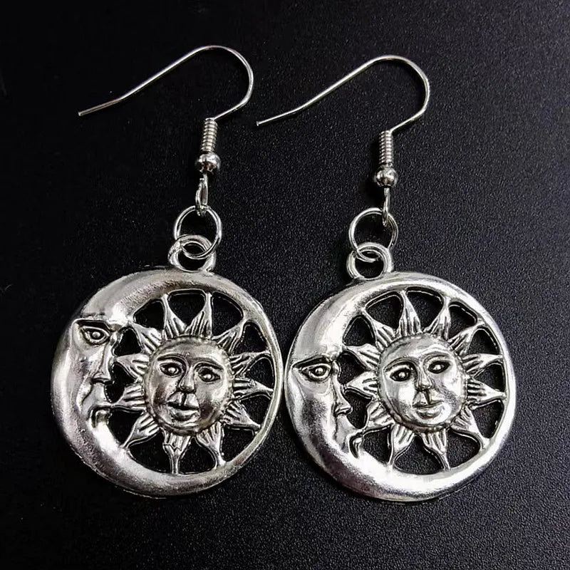 Earrings for Women Girls Drop Dangle Teens Charm Gift Party Simple Punk Cool Halloween Skull Cross Horror Skeleton Death Bat - Charlie Dolly