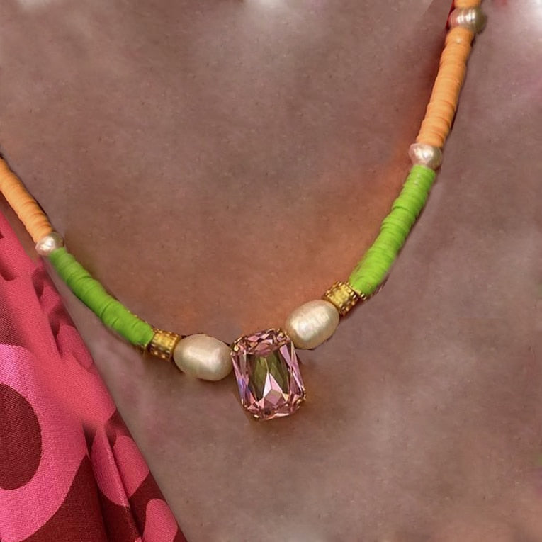 Boho Classic Vintage Jewelry Necklace For Woman heart shell Turkish Eyes Accessories Short Choker Fashion Charm - Charlie Dolly