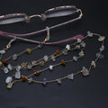 Natural Crystal Glasses Chain Trendy Quartzs Eyeglasses Chains for Women Men Glasses Mask Accessories Wholesale Length 80cm - Charlie Dolly