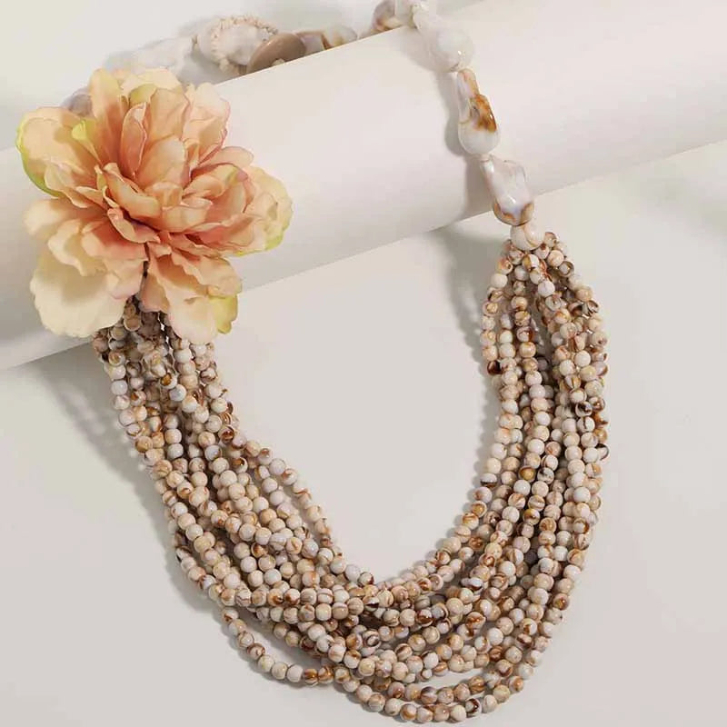 Handmade Bead Multilayer Long Necklace Jewelry