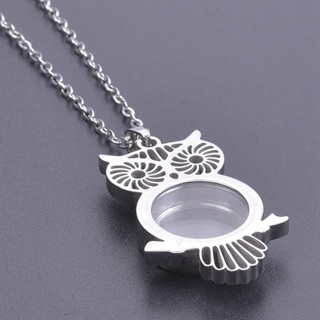 Retro Lotus Flower Photo Locket Pendant Necklace, Vintage Relicario Keepsake Talisman
