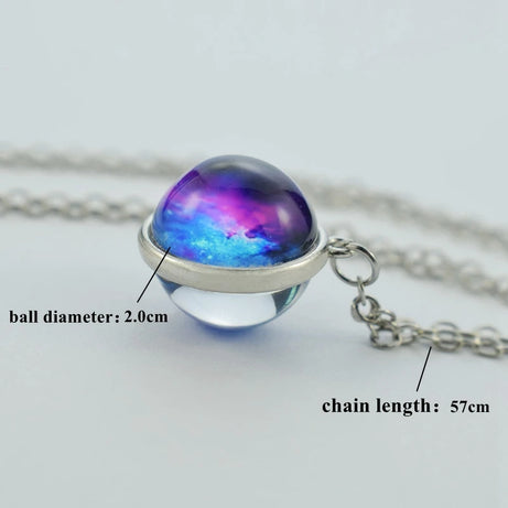 Zodiac Constellation Glow-in-the-Dark Pendant Necklace, Luminous Astrology Talisman