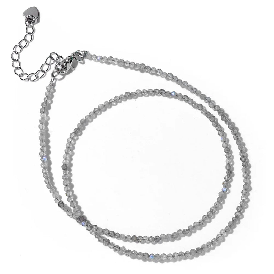 Crystal Stone Beaded Necklace