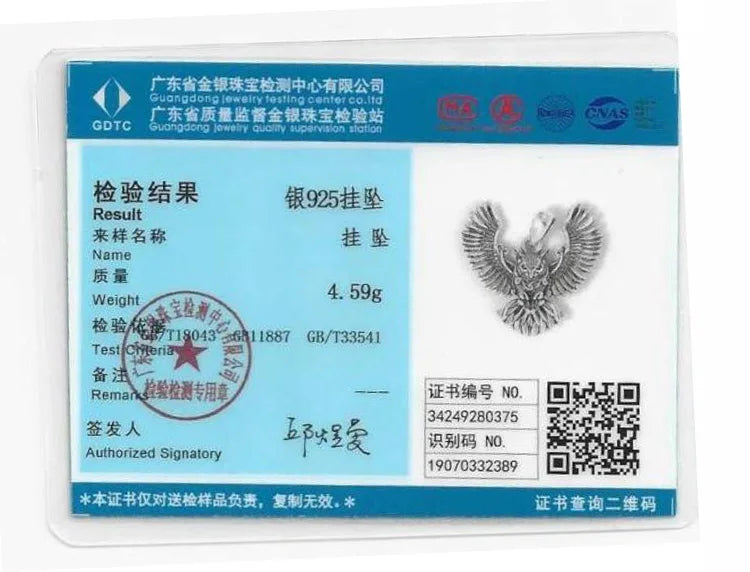 Eudora 925 Sterling Silver Cool Owl Necklace for Women Man Vintage Hip Hop Owl Amulet Pendant Personality Jewelry Party Gift