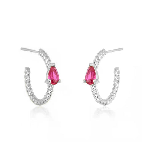 Gold Plated Cubic Zirconia Stud Earrings Jewelry