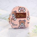 Kawaii Cartoon Bear Coin Purses Wallet for Women Korean Fashion Zipper PU Leather Coin Pouch Cute Small Bag Girl Mini Backpack - Charlie Dolly