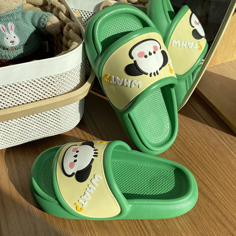 Cute Rabbit Slippers Women Indoor Home Bathroom Anti-slip Slides Shoes Soft Sole Beach Summer Sandals Women Slippers - Charlie Dolly