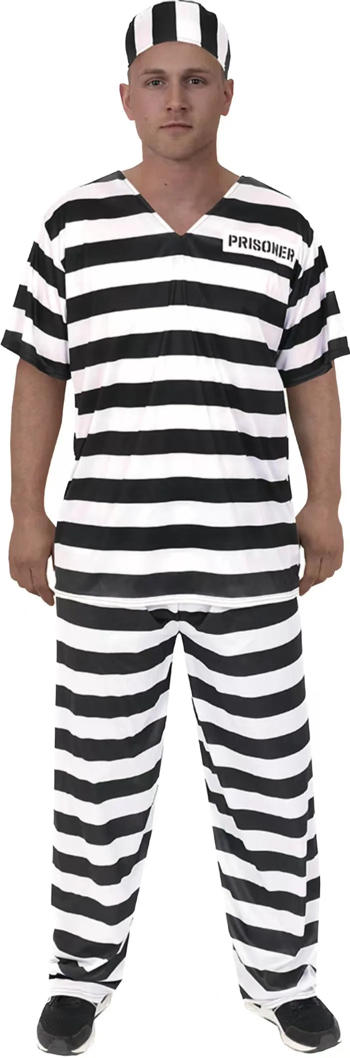 Halloween Adult Kid Prison Uniform Cosplay Wardrobe Set Masquerade Party Performance Stage Costume Prop - Charlie Dolly