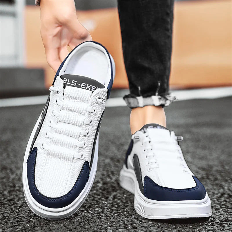 2023 New Men's Shoes Luxury Shoes Men Sneakers Cross Runner Mesh Casual Shoes Men Outdoor Zapatillas Tenis Mascul Slippers Men - Charlie Dolly