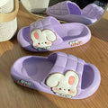 Cute Rabbit Slippers Women Indoor Home Bathroom Anti-slip Slides Shoes Soft Sole Beach Summer Sandals Women Slippers - Charlie Dolly