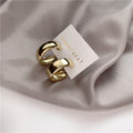 Korean  Simple Temperament Circle Pearl Earrings Fashion Small Versatile Earrings Women's Jewelry - Charlie Dolly