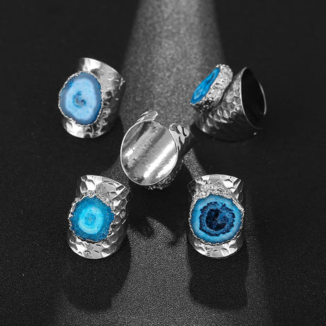 Agate Boho Ring