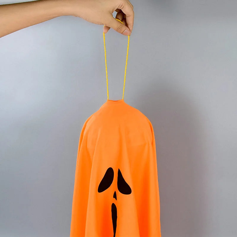 Halloween Party LED Glow Ghost Home Indoor Outdoor Decoration Supplies 2024 Haunted House Bar Hanging Horror Props with Lights - Charlie Dolly