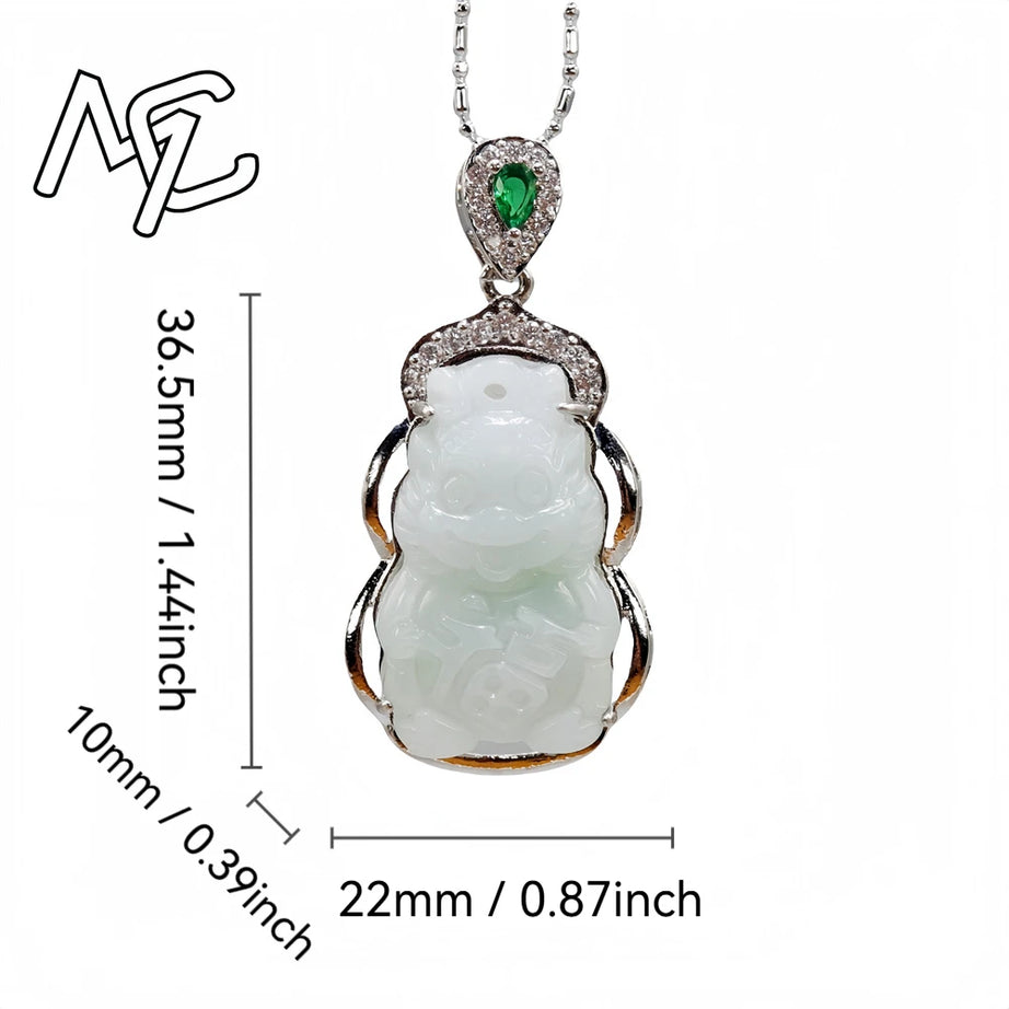 S925 Silver Burmese Jade Flower, Gourd & Butterfly Adjustable Ring, Sacred Amulet
