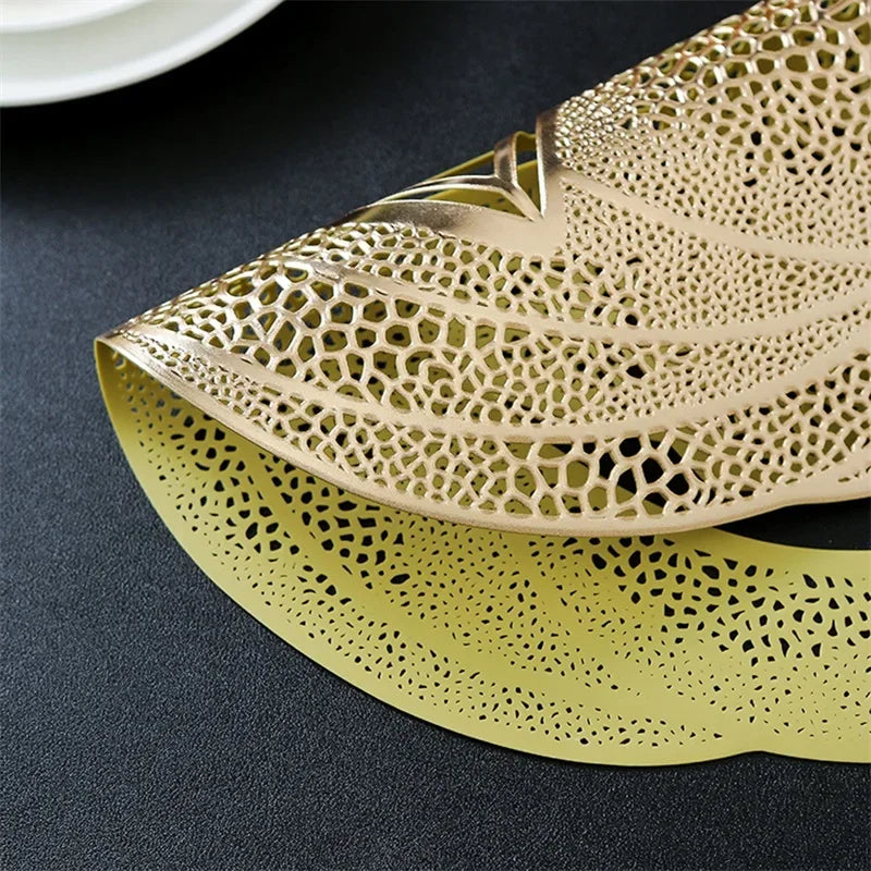 2024 New PVC Placemats for Halloween Dining Table Decoration Pumpkin Shaped Desktop Heat Insulation Pad - Charlie Dolly