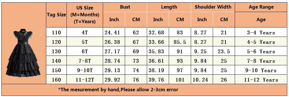 Wednesday Addams Costumes for Girls 2023 Movie Wednesday Mesh Dress Halloween Carnival  Gothic Winds Party Dress Up for 3-10 Yrs - Charlie Dolly