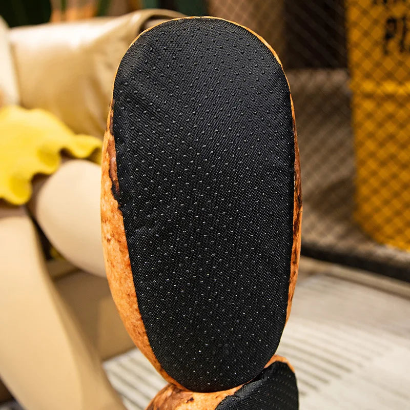 Women Indoor Slippers Winter 3D Bread Lovers Adult Slippers Floor Home Shoes Bedroom Warm Soft Slides Unisex Funny Gift - Charlie Dolly