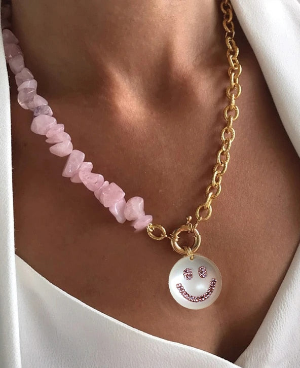 birthday gift Unisex Collar Concha Hip Hop Rock Stylish summer Polymer Clay boho puka shell Choker necklace jewelry women - Charlie Dolly