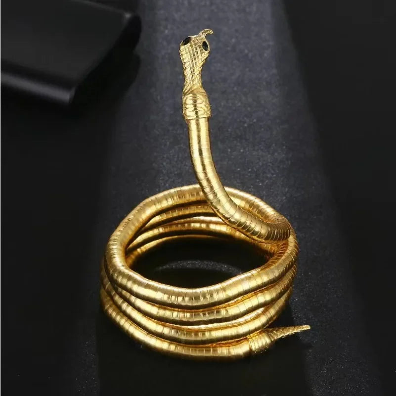 Snake Creative Jewelry Can Be Used As Necklace and Bracelet Personalized HotGirl Snake Wrap Women's Necklace Halloween Jewelry - Charlie Dolly