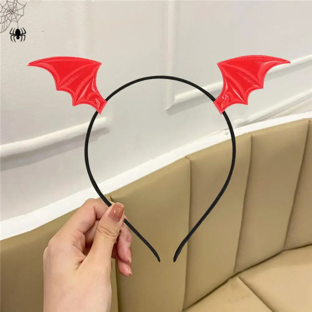 Unisex Hair Hoop Devil Wing Cosplay Hair Hoop Ultralight Halloween Headband for Dress-up Novelty Hair Accessories - Charlie Dolly