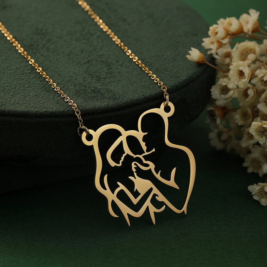 Dainty Lotus, Books, Phoenix & Comedy Tragedy Mask Pendant Necklace, Symbolic Choker Set