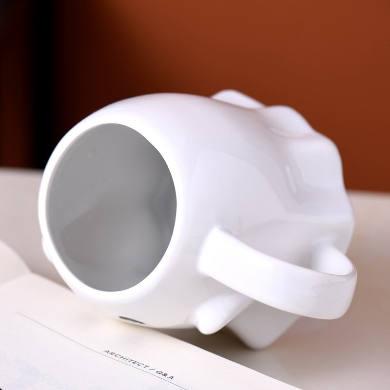 Easter Halloween Ghost Elf 3D Creative Cute Couple Mug Gift Afternoon Tea Breakfast Milk Cup Home Office Drinking Ceramic Cup - Charlie Dolly