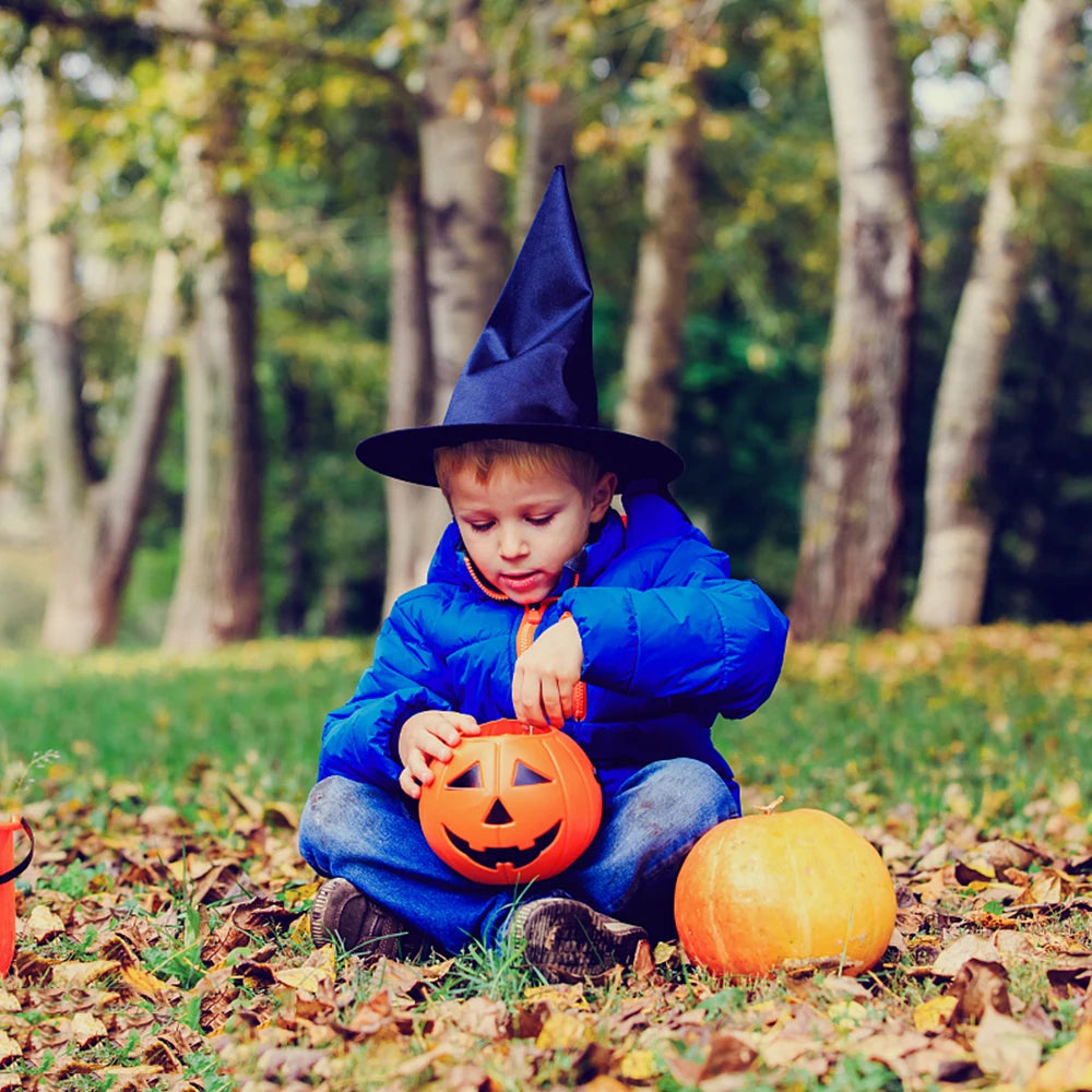 Halloween Pumpkin Bucket for Candy Snack Gift Holder Portable Boxes Kids Trick or Treat Packaging Halloween Decoration 2024 - Charlie Dolly