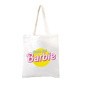 New Kawaii Barbie Canvas Bag Anime Y2K Fashion Casual Large Capacity Shoulder Bags Anime All-Match Shopping Tote Pouch Gifts Toy - Charlie Dolly