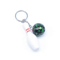 25mm Black No 8 Billiard Keychain Mini Ball Pendant Key Ring Resin Keyring Bar Table Decoration Jewelry Game Souvenir Gift - Charlie Dolly