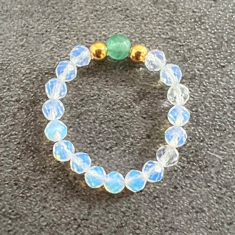 Boho Natural Stone Party Rings For Women Girls Trendy Handmade Jewelry Gift Amethyst Turquoise Tigereye Statement Ring Wholesale - Charlie Dolly