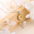 Rose Valley Sunflower Pendant Necklace for Women Flower Pendants Fashion Jewelry Girls Gifts YN017 - Charlie Dolly