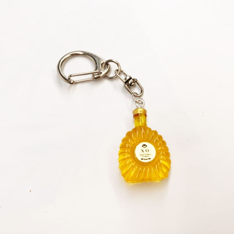 Wine Bottle Keychain Resin Simulation Mini Beer Cocktail Men Women Boyfriend Key Chain Alcohol Lovers Father's Day Gift - Charlie Dolly