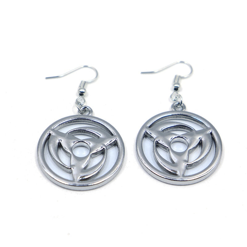 Anime Props Jewelry Konoha Earrings for Women Akatsuki Red Cloud Ear Hoops Ninja Darts Dangle Earring Fans Creative Gift - Charlie Dolly