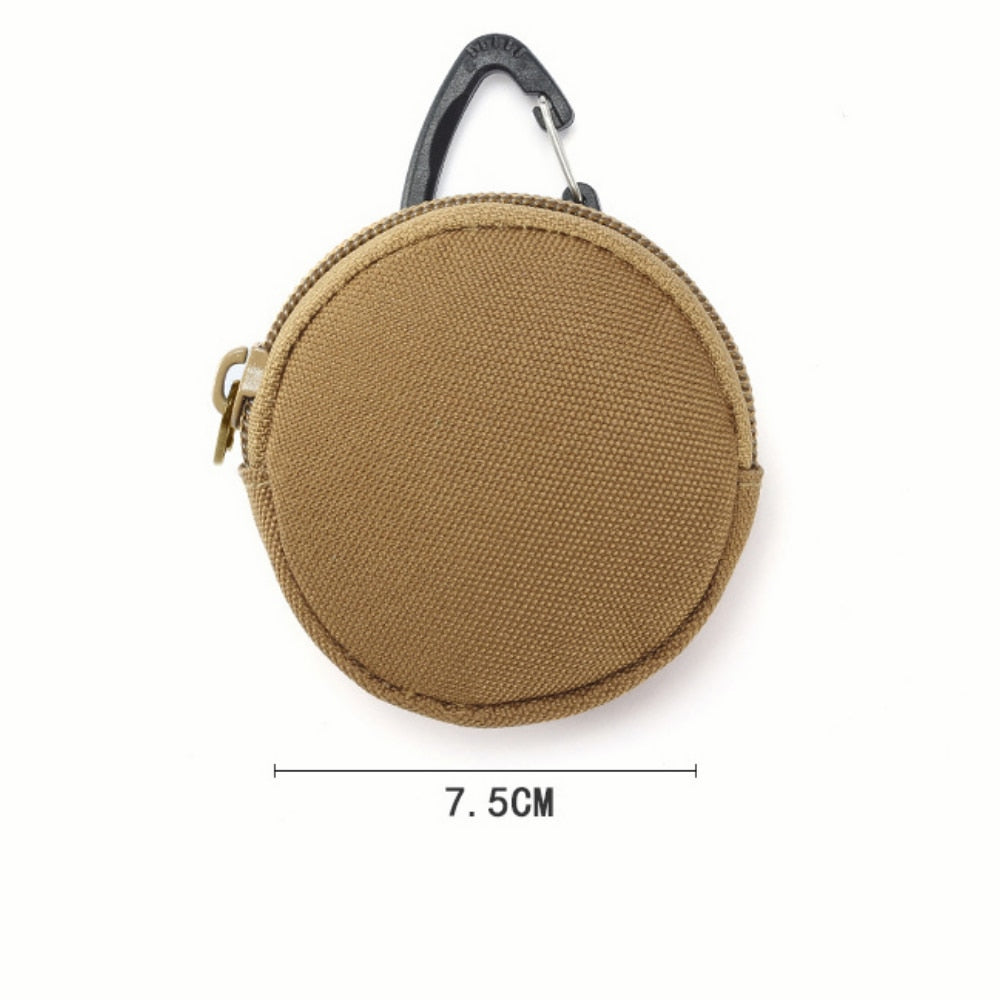 Tactical EDC Pouch Men Coin Purses Key Wallet Holder Military Army Keychain Zipper Pocket USB Cable Headset Bag OrganizerOutdoor - Charlie Dolly