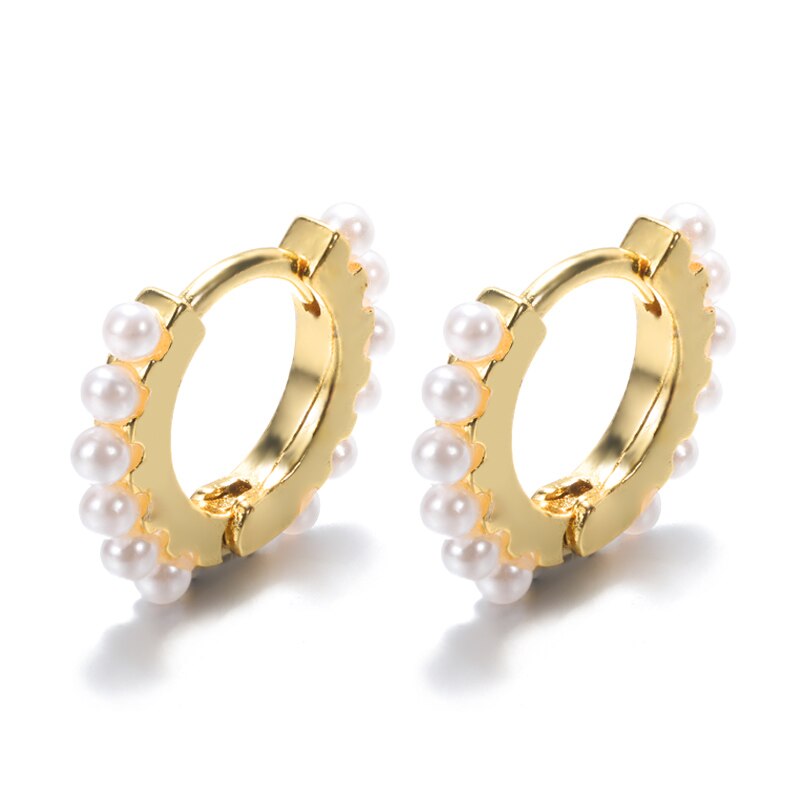 Imitation Pearl Earrings Women Fashion Snowflake Crystal Earrings Charm Zircon Jewelry Cute Earrings Best Choice for Couple Gift - Charlie Dolly