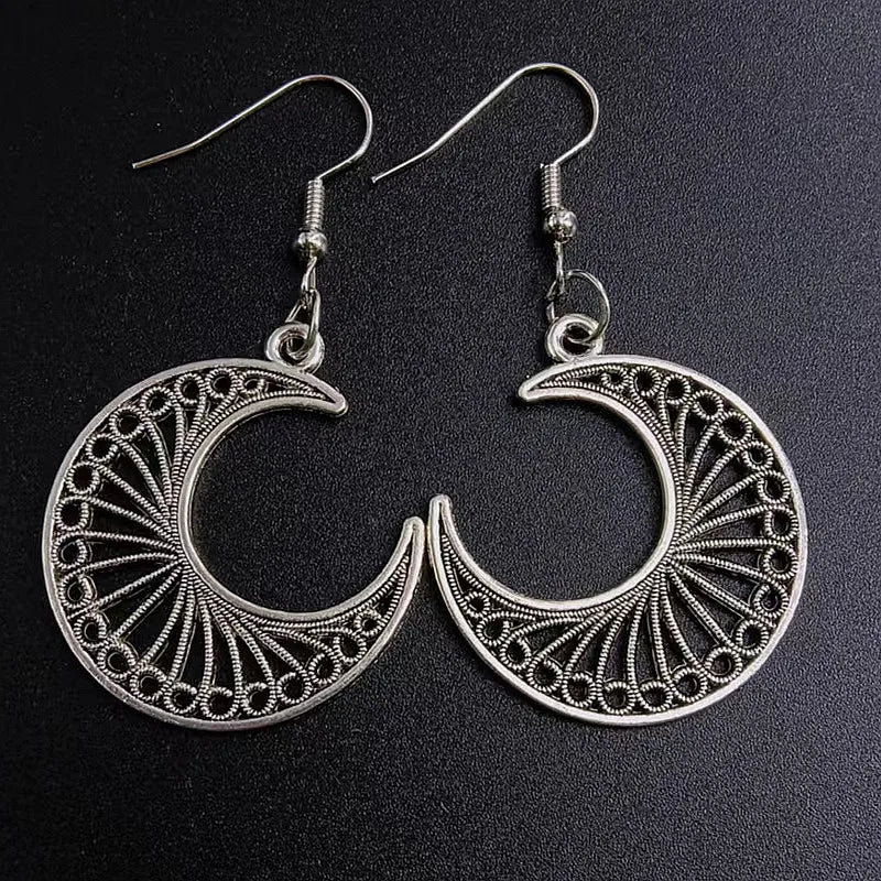 Earrings for Women Girls Drop Dangle Teens Charm Gift Party Simple Punk Cool Halloween Skull Cross Horror Skeleton Death Bat - Charlie Dolly