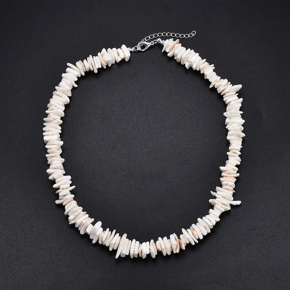 Hawaiian Puka Shell Adjustable Beach Necklace for Kids